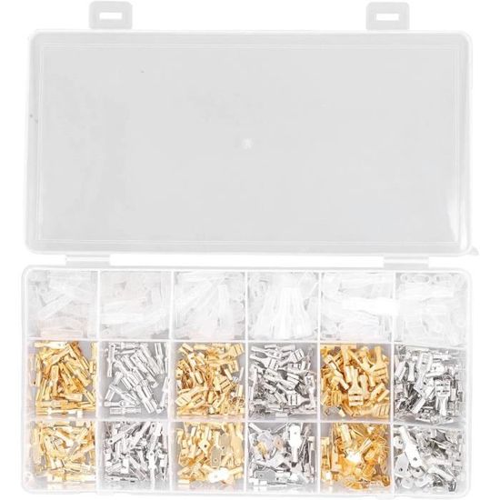 Lot De 20 Paires Connecteurs 2 Broches 4,5mm - Boîtier -SM Mâle/femelle à Sertir - Uxcell