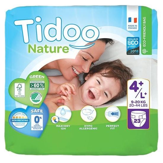 Tidoo Night & Day Couches Taille 4+ Maxi+ 23 couches Cdiscount