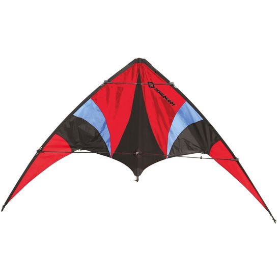 Cerf-volant Schildkröt Classic Kite 70 – Forme Classique, Tiges En Fibre De Verre, Queue 2,5 M, Ligne 40 M – 5+ Ans