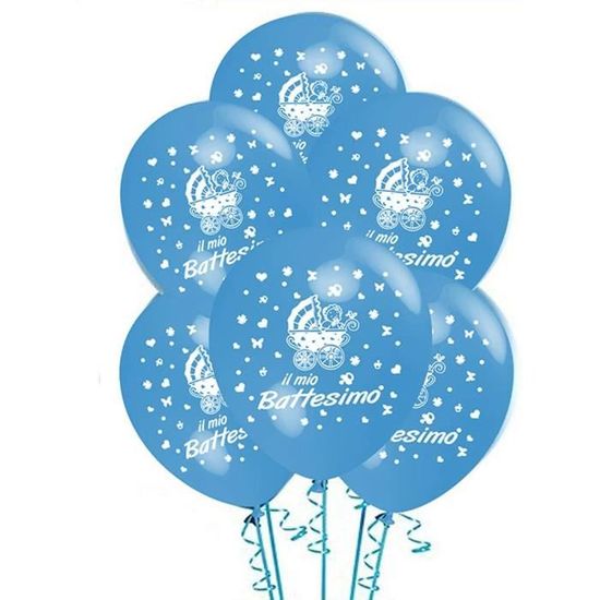 ocballoons Lot de 20 ballons de remise de diplôme avec bouteille d'hélium. décorations et décorations pour fêtes biodégradables fabriqués en Italie gonflables 