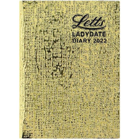 Letts Lady Date Agenda Semainier De Poche 2013 (Doré