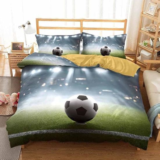 Housse De Couette 3 Pièces FC Barcelone Stade - Taille Queen, Microfibre, Neuf Avec étiquettes