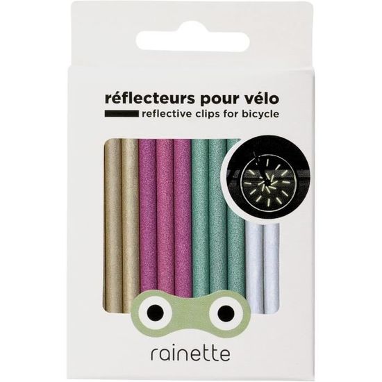 Lot De 4 Réflecteurs Pour Pédales De Vélo – Fixation Latérale, Sécurité Nocturne, Matériau Réfléchissant, 5 X 1,3 Cm