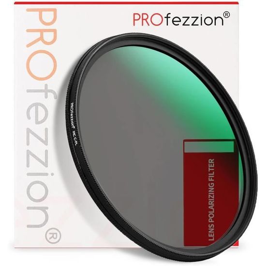 Filtre Polarisant Circulaire 58MM Filtre CPL HD 12 Couches Multicouche pour Canon EOS 2000D