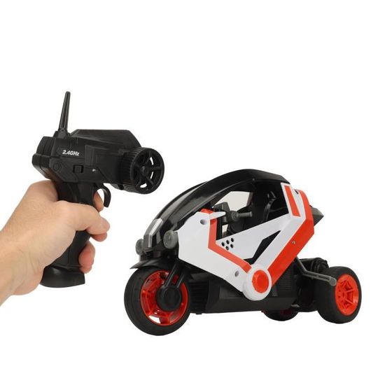 Moto Télécommandée RC Avec Gyroscope – 2.4G, Vitesse Haute, Dérive, Pneus Caoutchouc – Batterie Rechargeable USB – Vert - 7