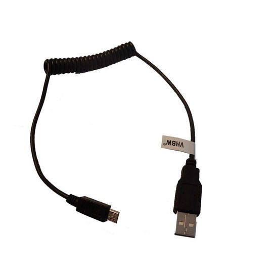 vhbw cavo dati USB nero compatibile con Sony FDR-X1000V, FDR-X3000, HDR-AS10, HDR-AS100V, HDR-AS15, HDR-AS20, HDR-AS200V, HDR-AS30 fotocamera, 30cm
