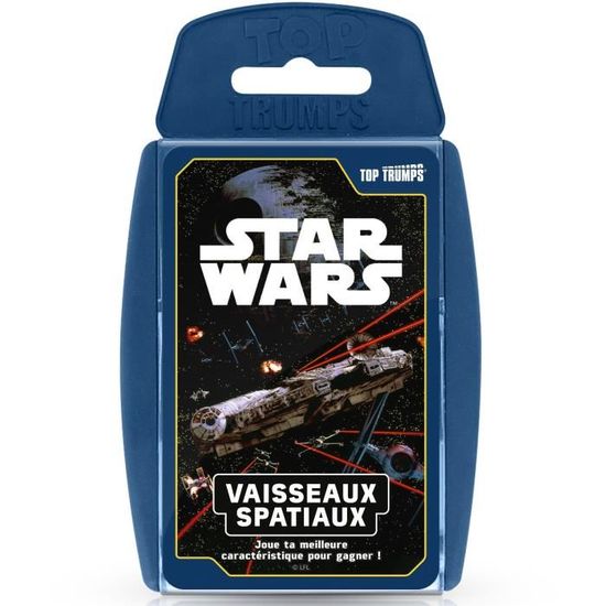 STAR WARS Jeu de cartes Top Trumps Vaisseaux Spatiaux Cdiscount Jeux Jouets