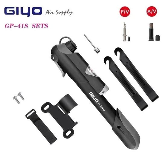 Pompe à Vélo Manuelle - Pression Max 80 PSI, Pour VTT Et Ballons, Pratique Et Efficace