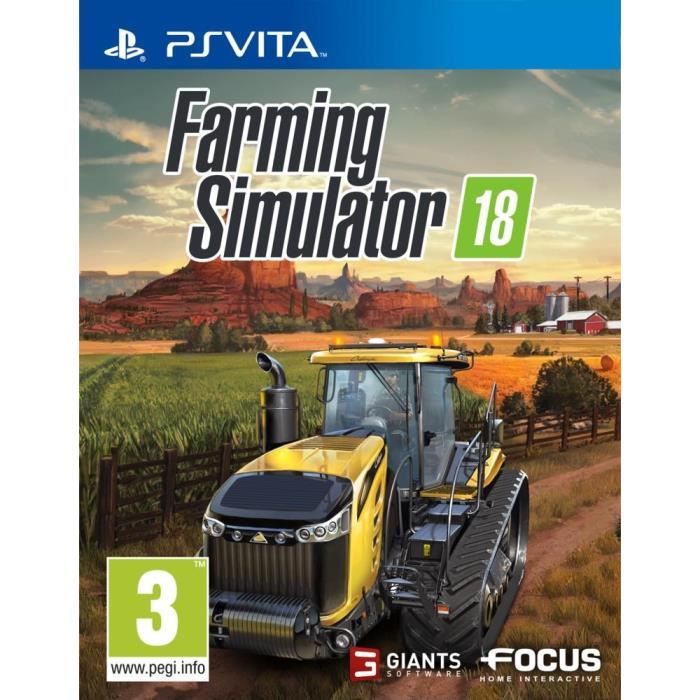 Focus Farming Simulator 18 Jeu Ps Vita