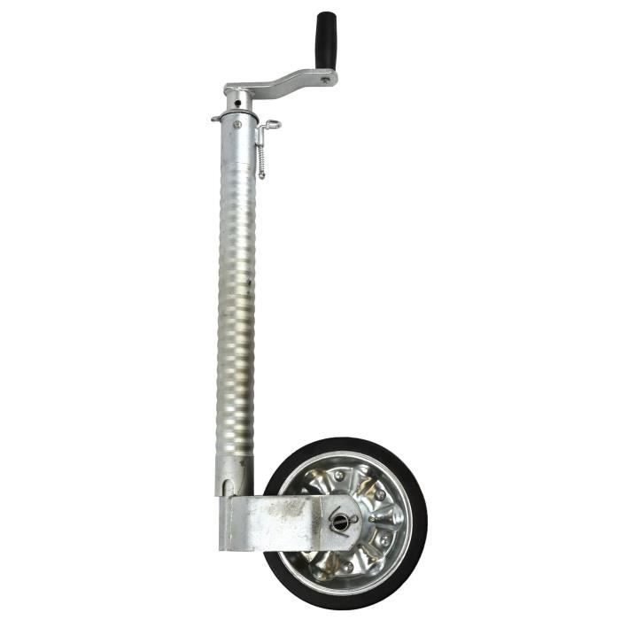 48mm Roue jockey pour remorque côtelée TRÈS INTENSIF