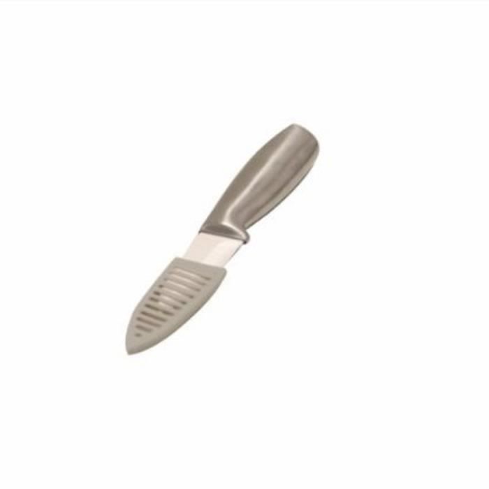 Tutti Cuisine GLO7450 Couteau Céramique Manche Inox Blanc 7,5 cm