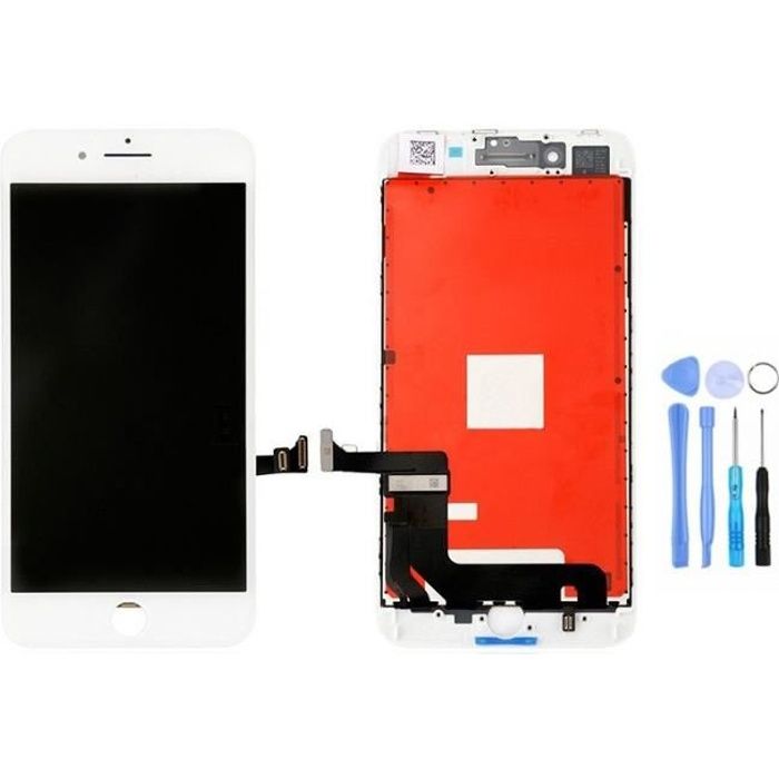 Ecran pour iPhone 8 Plus blanc (LCD Origine)