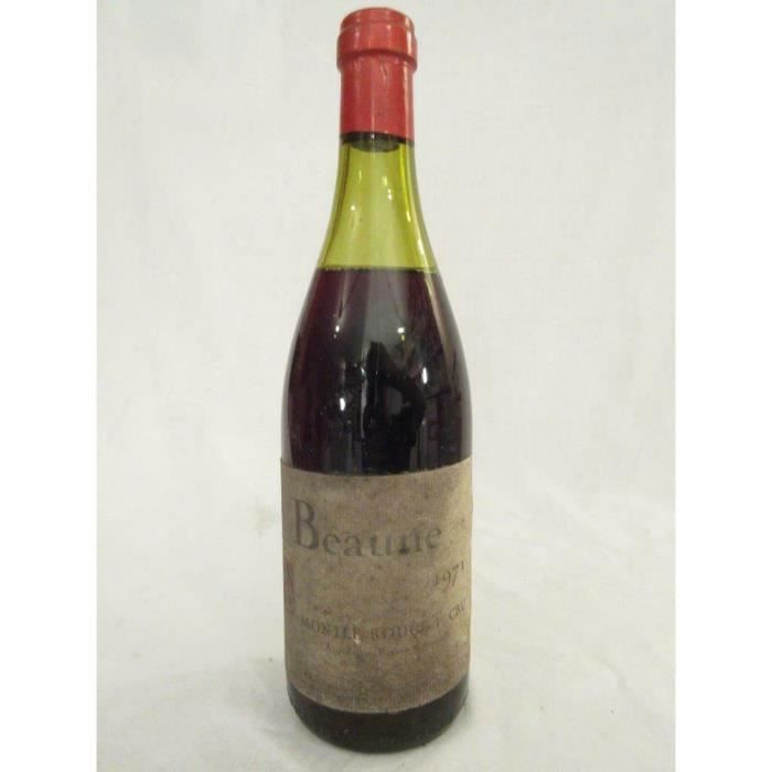 beaune savour club (à peine lisible) premier cru montée rouge rouge 1971 - bourgogne