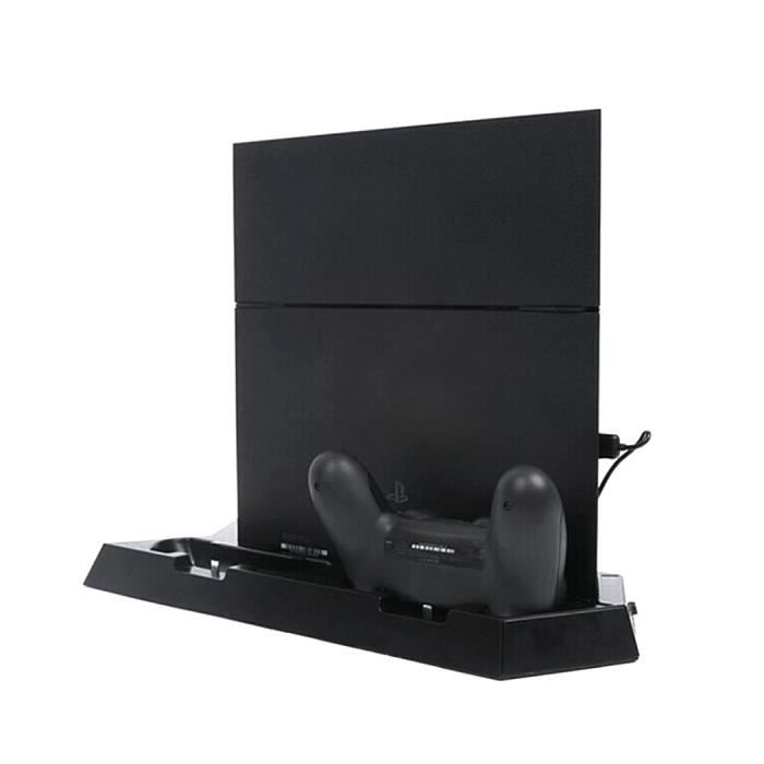 PS4 Station d'accueil Double chargeur Ventilateur refroidissement Support Vertical Console pour PS4