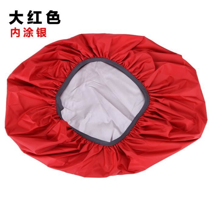 Sac Housse De Pluie 35-70L Protable Étanche Anti-larme Anti-UV Anti-UV Couverture De Sac À Dos pour Camping rouge 70 litres (XL)
