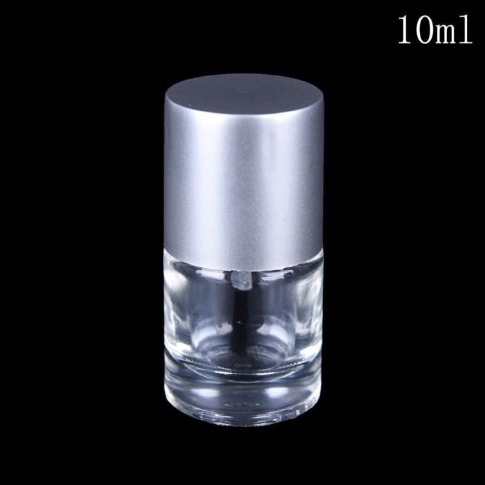 10ML 5ML vide bouteille de vernis à ongles contenants cosmétiques bouteilles en verre à ongles avec brosse verre Transpa W1462