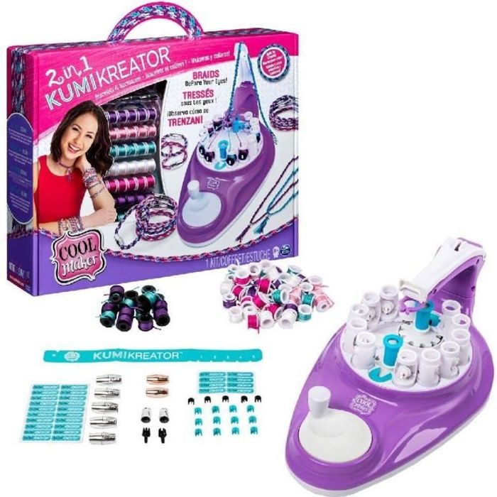 Kits de loisirs créatifs Cool Maker - 6053898 - Jouet enfant - Loisirs Créatifs - Kumi Kreator Deluxe 53998