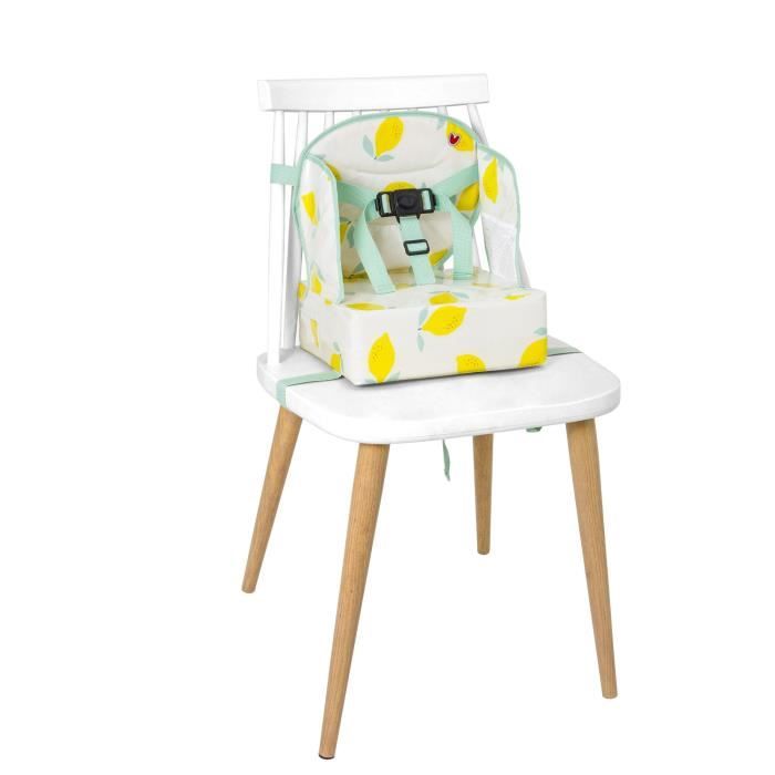 BABY TO LOVE Rehausseur chaise Easy Up Happy Lemon