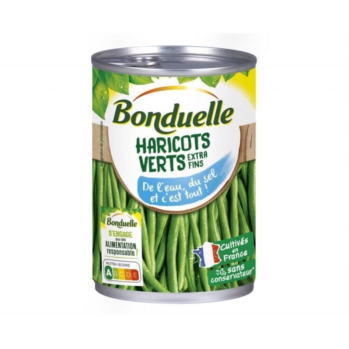 BONDUELLE - Haricots Verts Extra Fins 220G - Lot De 4