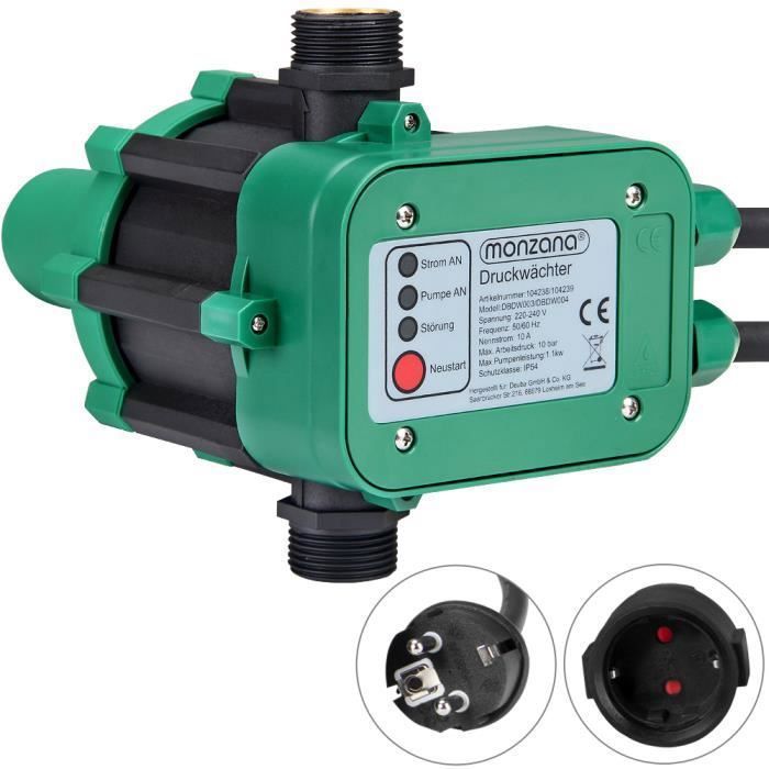 Pressostat 10bar avec câble Monzana Pression pompe