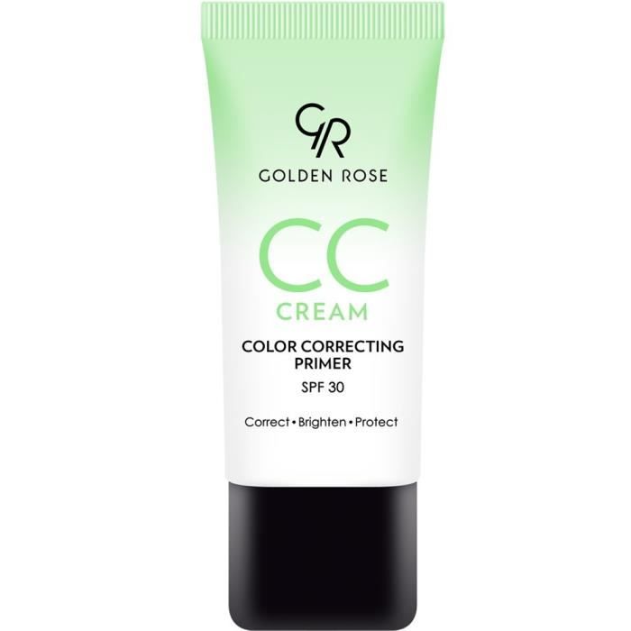 CC Crème Correctrice Anti-rougeur - Vert Universelle