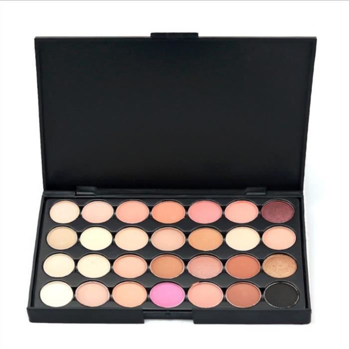28 Couleurs Shimmer Matte Eyeshadow Palette Maquillage Kits Eye Shadow Pallete, Multicolore, 1