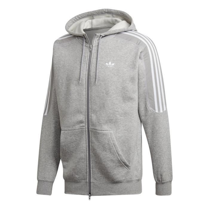 Hoodie zip adidas Radkin 3-Stripes