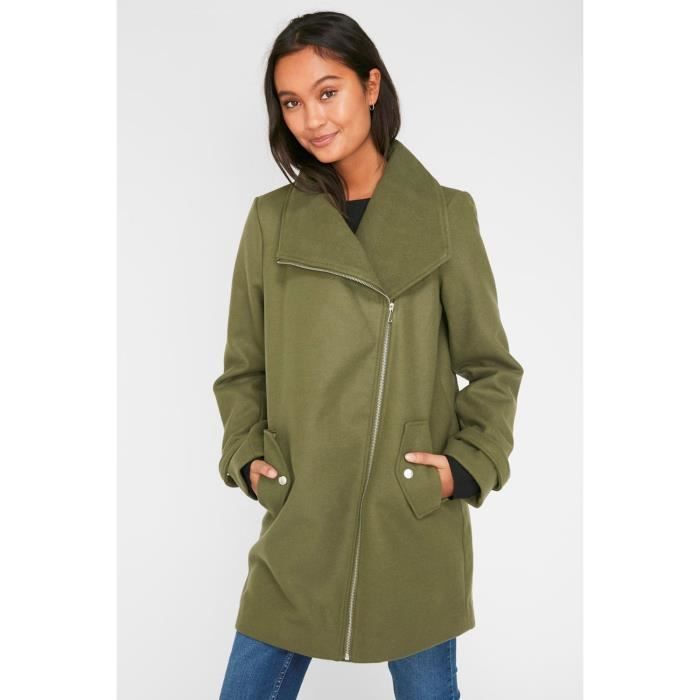 Manteau aviateur Femme Kaki