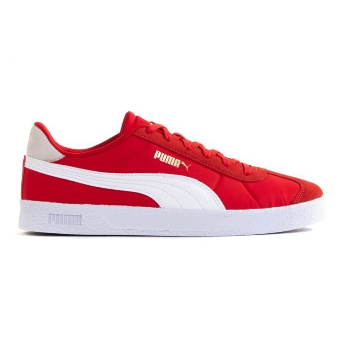 Baskets PUMA Club Nylon Rouge - Homme/Adulte