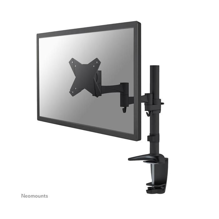 NEWSTAR Kit de montage Écran LCD - bras articulé - Fixation par pince pour bureau - Inclinaison et rotation - Noir
