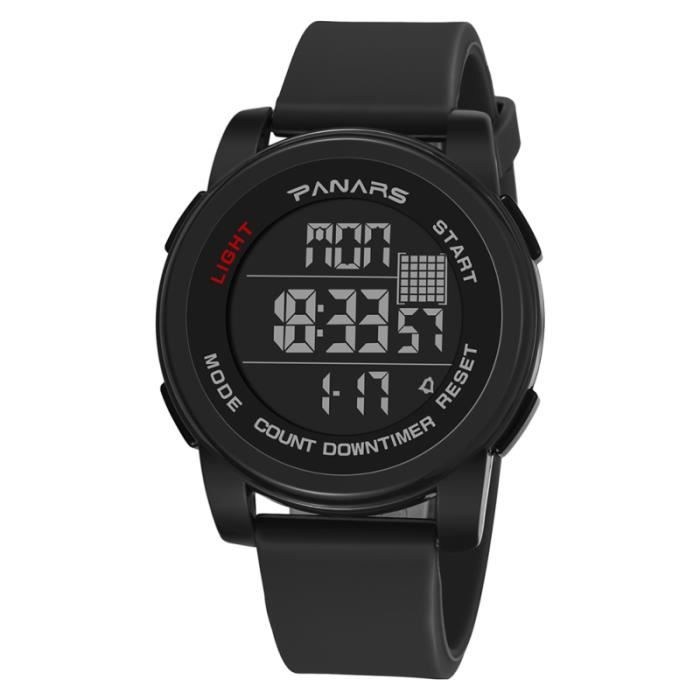 Montre étanche d'escalade de montagne chronomètre Fonction de comptage des pas de sport en plein MONTRE OUTDOOR - MONTRE MARINE