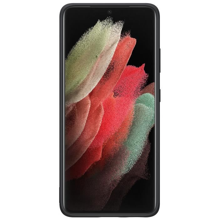 Silicone Cover S21 Ultra Noir