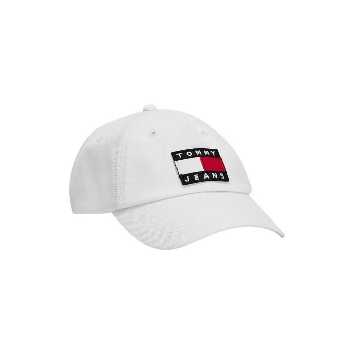 Casquette Avec Patch TU Blanc