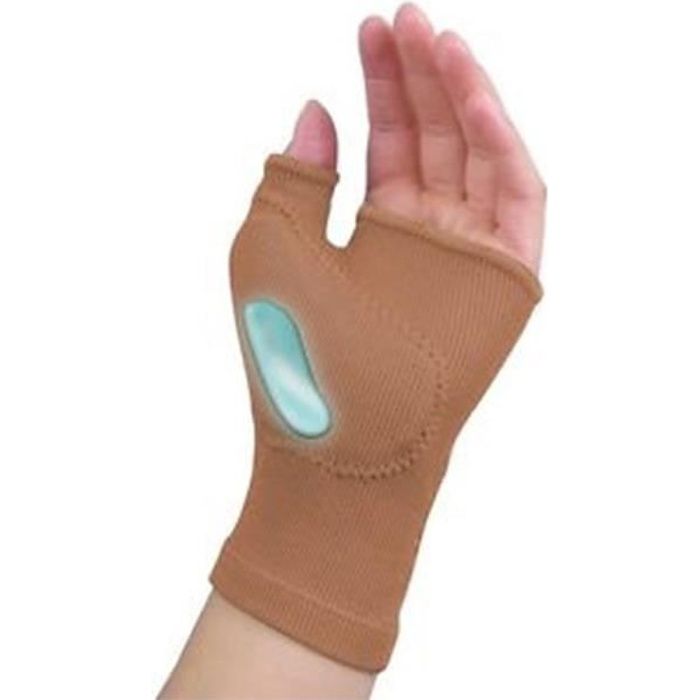 Mitaine spéciale canal carpien avec gel - main gauche - VitaEasy 0,000000 Marron