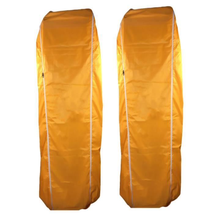 2 pièces sac de carcasse multi-usages épaissir le conteneur de stockage pratique pour l'extérieur extérieur ASPIRATEUR TRAINEAU