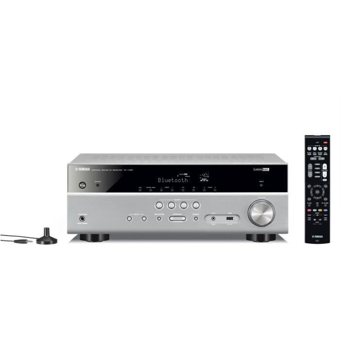 YAMAHA RX-V385 Silver Ampli-tuner Home-Cinéma 5.1 - 5 x 70 W - Bluetooth - 4 X HDMI - YPAO