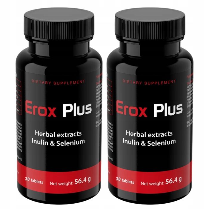 2x EROX PLUS - complément alimentaire 30 gélules.