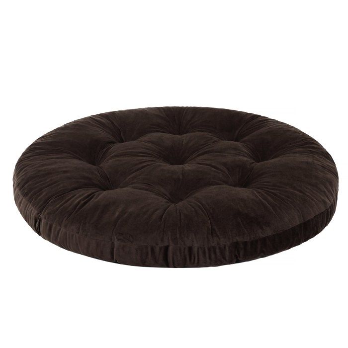 Bjird - Coussin pour Fauteuil Suspendu Oeuf - diamètre 92 cm Marron - Fauteuil Balancoire Chaise Oeuf