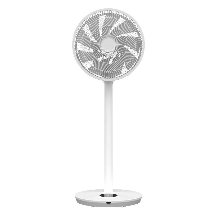 Duux Whisper Flex 2 – Ventilateur 13 dB mode nuit minuterie 2W éco 54–92 cm télécommande – Blanc - Duux