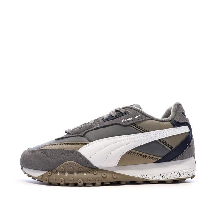 Puma Baskets Grises/Blanches Garçon Puma Blktop