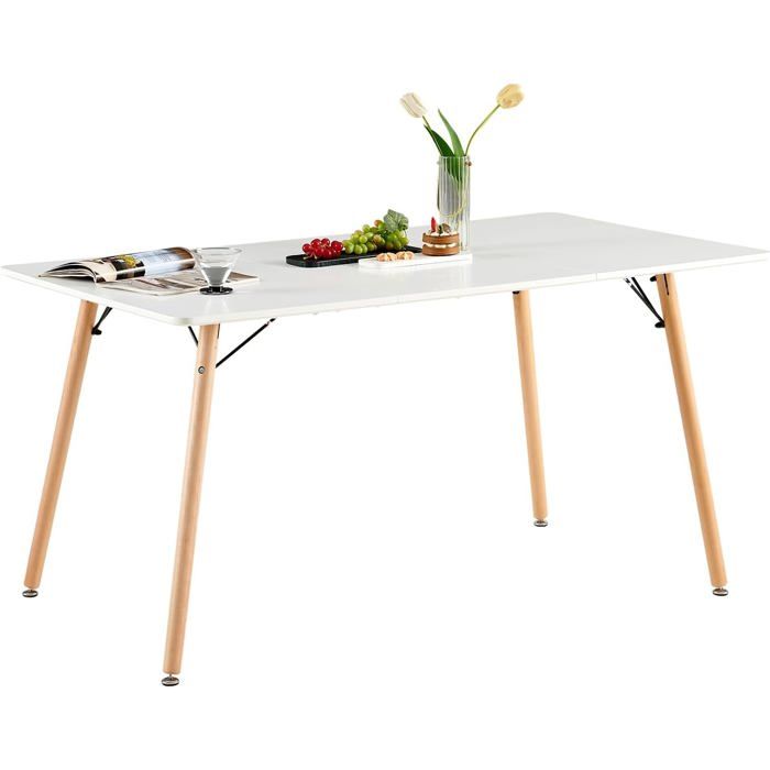 Table Rectangulaire Blanche