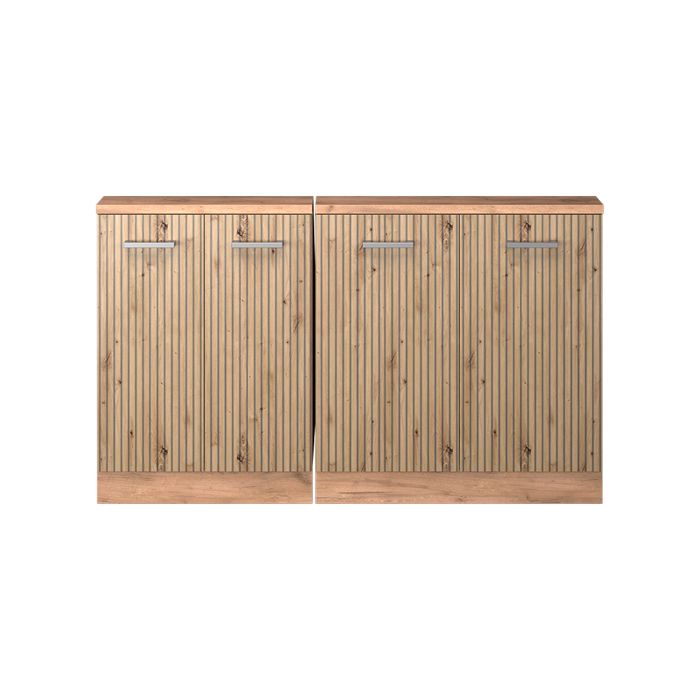 Ensembles de meuble de rangement sous pente Rion Lot de 2 Chêne Artisan Vicco 56002 Ensembles de meuble de rangement sous pente Rion Lot de 2 Chêne Artisan Vicco 56002