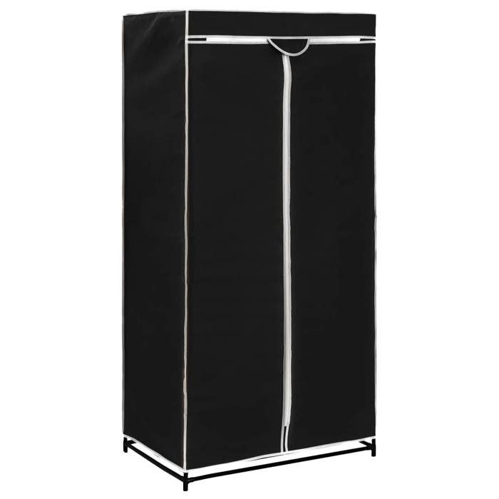 Luxueux Best*CabinetMeuble Étagère pour chambre - Garde-robe Noir 75x50x160 cm 947409