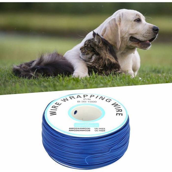Comparer les prix de Fil de clôture pour animaux de compagnie 300m chien clôture électrique fil de bobine fil enterré solide système YYV