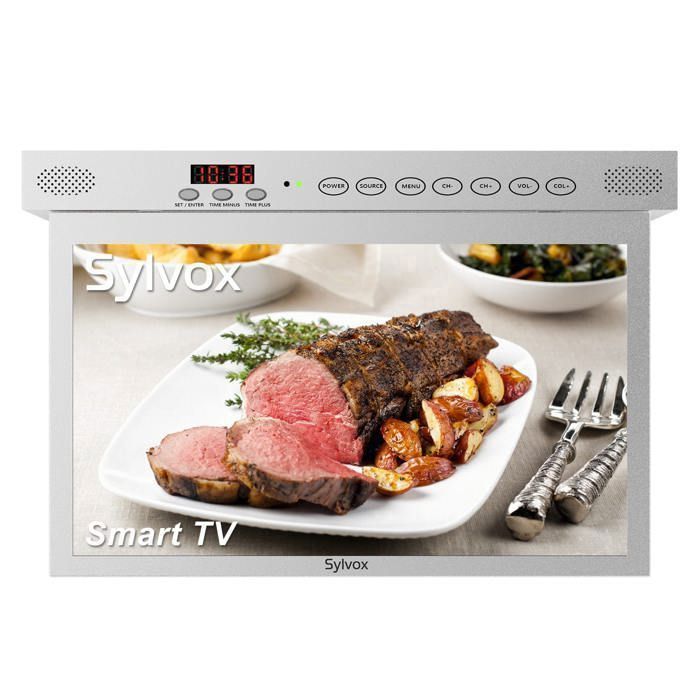TV LCD SYLVOX Mini Smart TV 156 Full HD 1080p Rotation 360° pliable Google TV (Android 11)