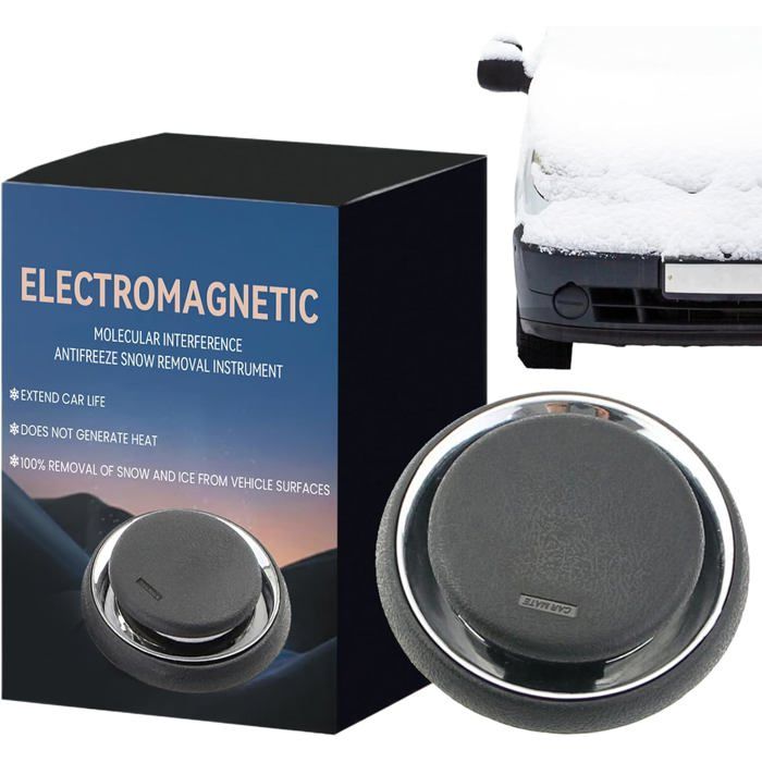 Déglaceur électromagnétique Solaire Pour Voiture (2 Pièces) - Anti-gel, Anti-neige, Portable - 9