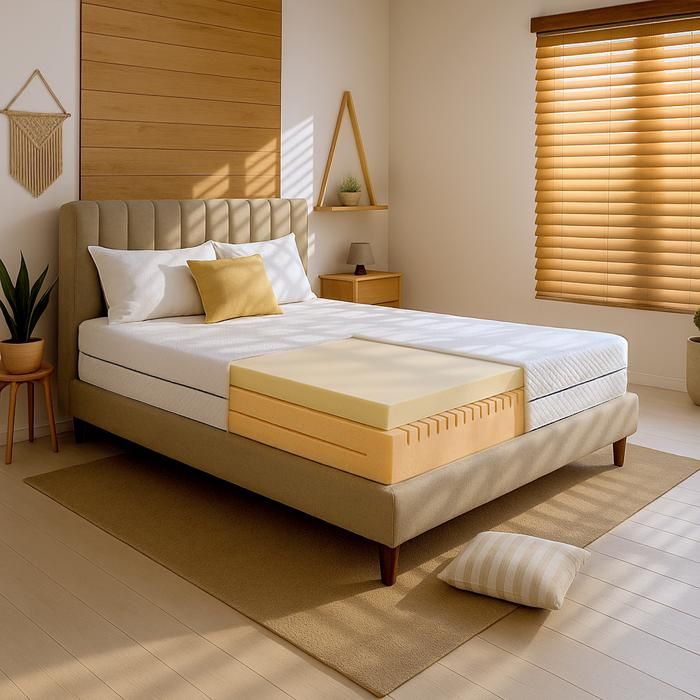 Matelas - THE WHITE STONE - 80x190 cm (14 cm) - Memory Waterfoam - Hypoallergénique - Soutien ferme Matelas - THE WHITE STONE - 80x190 cm (14 cm) - Memory Waterfoam - Hypoallergénique - Soutien ferme