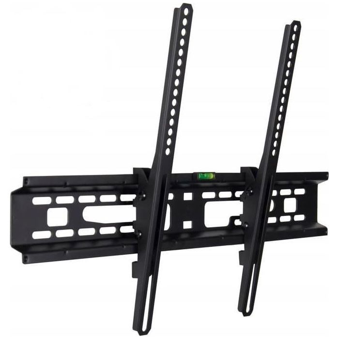 Support mural TV inclinable King Mount KG-1011 32-85 - Jusquà 55 kg inclinaison -15°/+15° (Noir)