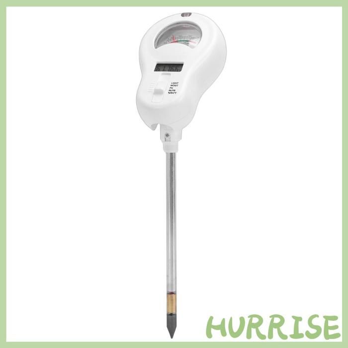 Garosa ph-mètre numérique de sol Testeur de Sol 6 en 1 PH du Sol Numérique humidité Température de la piscine alimentation