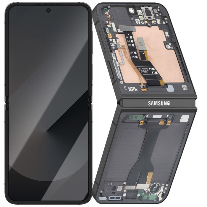 Samsung Écran Intérieur AMOLED Complet pour Galaxy Z Flip 6 Service Pack Jaune - vue 5